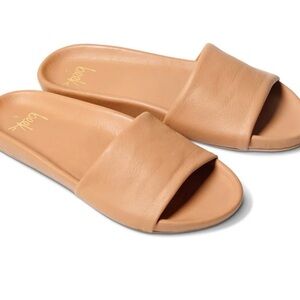 Beeks Leather Gallito Slides/Sandals in Honey sz 9